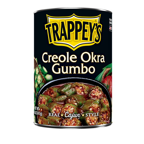 Can of Trappey's Creole Okra Gumbo