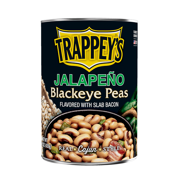 Can of Trappey's Jalapeno Blackeye Peas