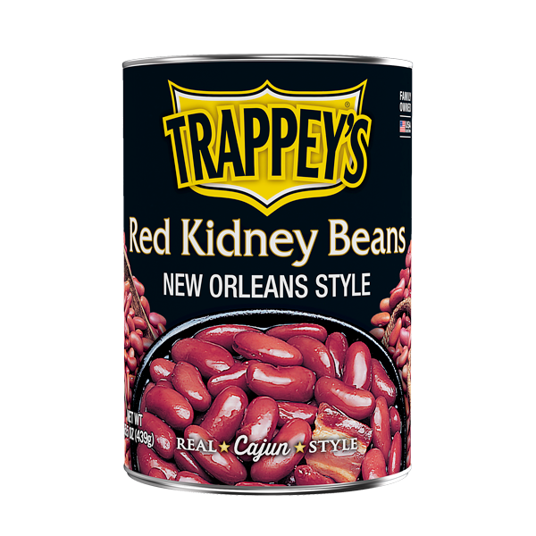 Can of Trappey's Red Kidney Beans New Orleans Style