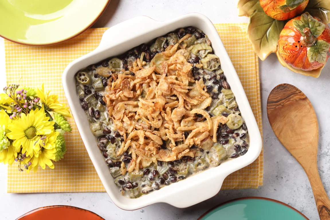 Green Bean & Okra Casserole